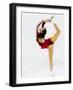 Blurred Action of Woman Figure Skater, Torino, Italy-Chris Trotman-Framed Photographic Print