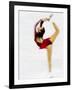 Blurred Action of Woman Figure Skater, Torino, Italy-Chris Trotman-Framed Photographic Print