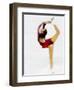 Blurred Action of Woman Figure Skater, Torino, Italy-Chris Trotman-Framed Photographic Print