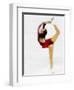 Blurred Action of Woman Figure Skater, Torino, Italy-Chris Trotman-Framed Photographic Print