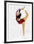 Blurred Action of Woman Figure Skater, Torino, Italy-Chris Trotman-Framed Photographic Print