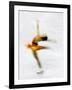 Blurred Action of Woman Figure Skater, Torino, Italy-Chris Trotman-Framed Photographic Print