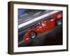 Blurred Auto Racing Action-null-Framed Photographic Print