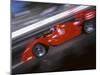 Blurred Auto Racing Action-null-Mounted Photographic Print