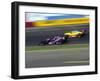 Blurred Auto Racing Action-null-Framed Photographic Print