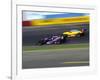 Blurred Auto Racing Action-null-Framed Photographic Print