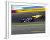 Blurred Auto Racing Action-null-Framed Photographic Print