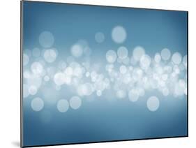 Blurred Bokeh Abstract Background-karandaev-Mounted Art Print