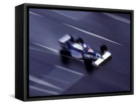 Blurred F1 Auto Racing Action-null-Framed Stretched Canvas