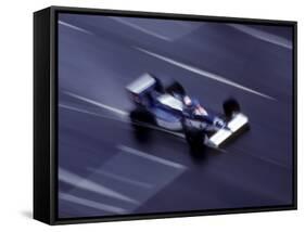 Blurred F1 Auto Racing Action-null-Framed Stretched Canvas