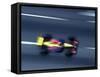 Blurred F1 Auto Racing Action-null-Framed Stretched Canvas