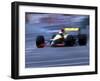 Blurred F1 Auto Racing Action-null-Framed Photographic Print