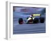 Blurred F1 Auto Racing Action-null-Framed Photographic Print