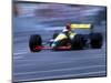 Blurred F1 Auto Racing Action-null-Mounted Photographic Print