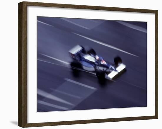 Blurred F1 Auto Racing Action-null-Framed Photographic Print