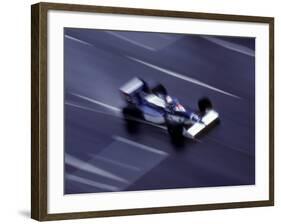 Blurred F1 Auto Racing Action-null-Framed Photographic Print