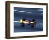 Blurred F1 Auto Racing Action-null-Framed Photographic Print