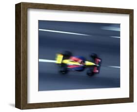 Blurred F1 Auto Racing Action-null-Framed Photographic Print