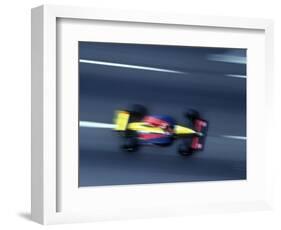 Blurred F1 Auto Racing Action-null-Framed Photographic Print