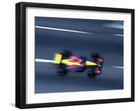 Blurred F1 Auto Racing Action-null-Framed Photographic Print