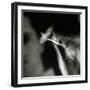 Blurred Image of a Man Aiming a Dart-null-Framed Photographic Print