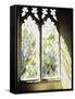 Blurred Image of a Stained Glass Window-null-Framed Stretched Canvas