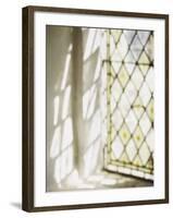 Blurred Image of a Stained Glass Window-null-Framed Photographic Print