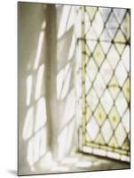 Blurred Image of a Stained Glass Window-null-Mounted Photographic Print