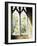 Blurred Image of a Stained Glass Window-null-Framed Photographic Print