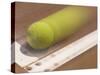 Blurred Image of a Tennis Ball Landing In Bounds-null-Stretched Canvas