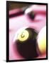 Blurred Image of Billiard Balls-null-Framed Photographic Print