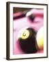 Blurred Image of Billiard Balls-null-Framed Photographic Print