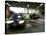 Blurred Image of Cars in a Parking Garage-null-Stretched Canvas