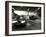 Blurred Image of Cars in a Parking Garage-null-Framed Photographic Print