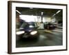 Blurred Image of Cars in a Parking Garage-null-Framed Photographic Print