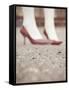 Blurred Image of Ladies Shoes-Jillian Melnyk-Framed Stretched Canvas