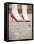 Blurred Image of Ladies Shoes-Jillian Melnyk-Framed Stretched Canvas