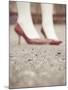 Blurred Image of Ladies Shoes-Jillian Melnyk-Mounted Photographic Print