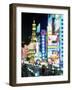 Blurred Neon Lights at Night, Nanjing Dong Lu New Pedestrian Street, Nanjing Road, Shanghai, China-Gavin Hellier-Framed Photographic Print