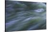 Blurred Racing Greenish Water-Anthony Paladino-Stretched Canvas