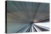 Blurred View of Subway Tunnel, Kuala Lumpur, Malaysia-Paul Souders-Stretched Canvas