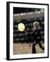 Blurry Image of a Girl Playing Tennis-null-Framed Photographic Print