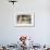 Blurry Photo of Fox Terrier-null-Framed Art Print displayed on a wall