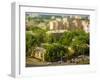 Blurry Tilt-Shift Cityscape Background-inspired_by_the_light-Framed Photographic Print