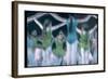 Blurry Timed Exposure of Children from New York City Ballet in Performance of Circus Polka-Gjon Mili-Framed Photographic Print