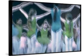 Blurry Timed Exposure of Children from New York City Ballet in Performance of Circus Polka-Gjon Mili-Stretched Canvas