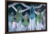 Blurry Timed Exposure of Children from New York City Ballet in Performance of Circus Polka-Gjon Mili-Framed Photographic Print