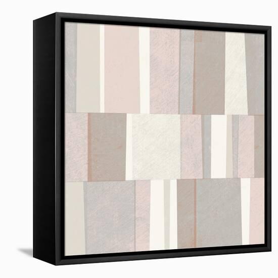 Blush Abstract-Michael Mullan-Framed Stretched Canvas