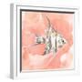 Blush and Ochre Angel Fish I-Jacob Green-Framed Art Print