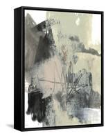 Blush & Black I-Jennifer Goldberger-Framed Stretched Canvas